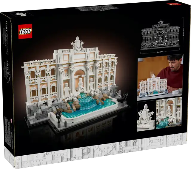 Cover image for A LEGO Architecture Trevi Fountain announced