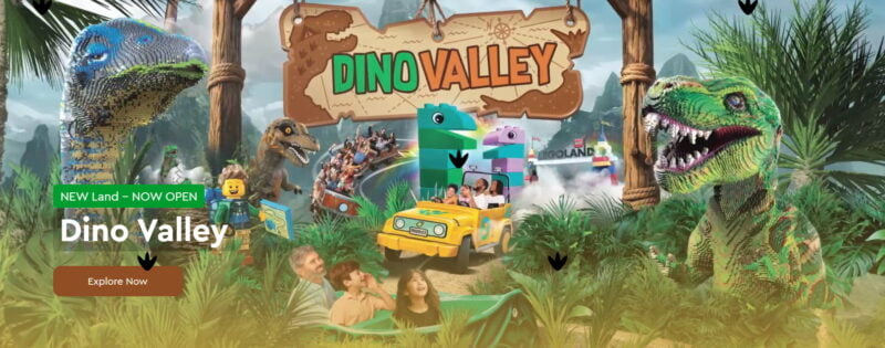 Cover image for Dino Valley Now Open at Legoland California