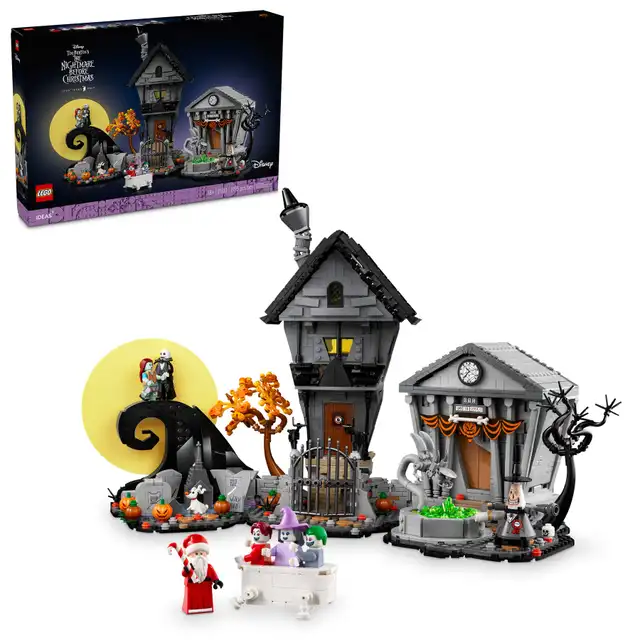 Cover image for LEGO Icons Disney Tim Burton’s The Nightmare Before Christmas: A Detailed Review